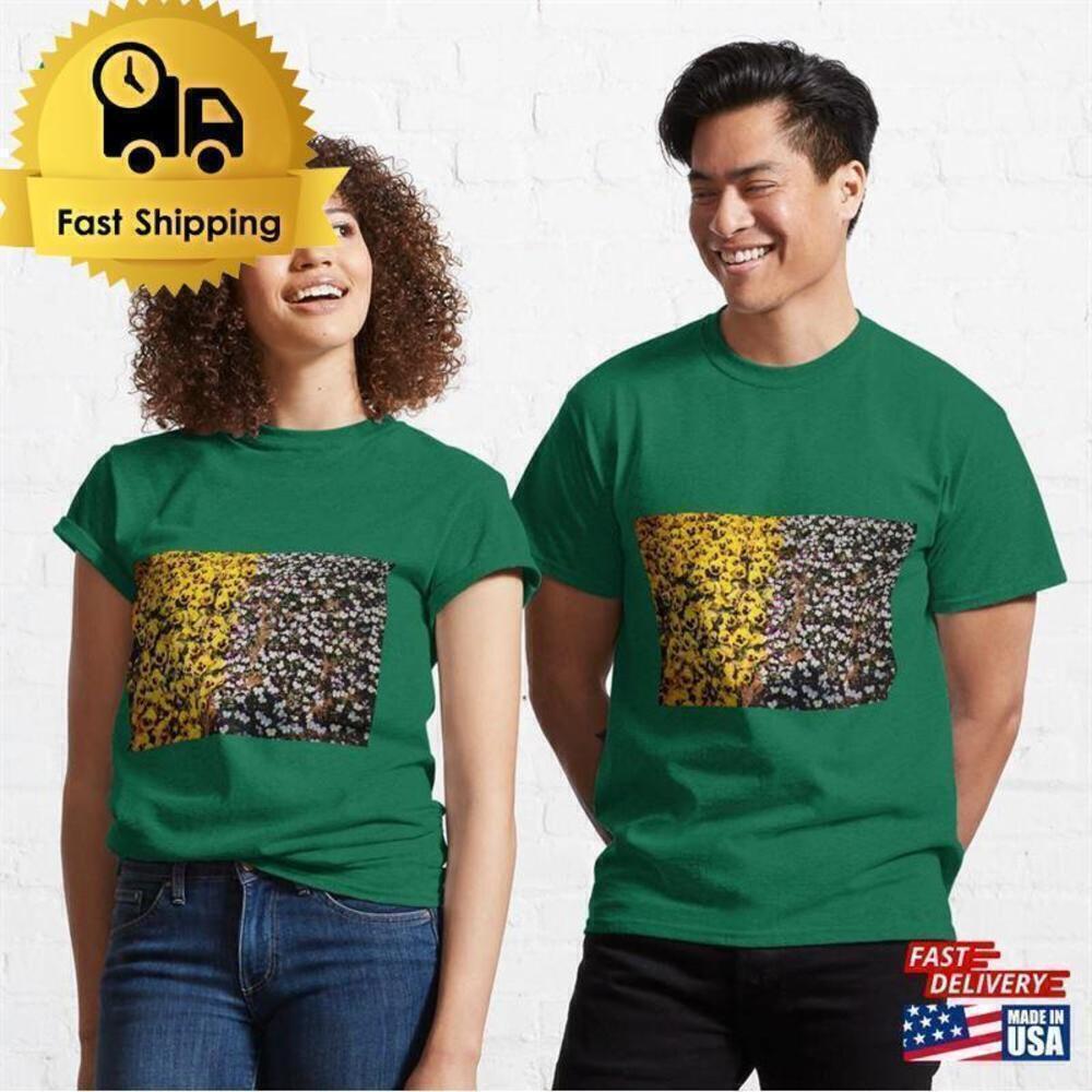 Flower Garden Real Photo Botanical Nature Art T-Shirt